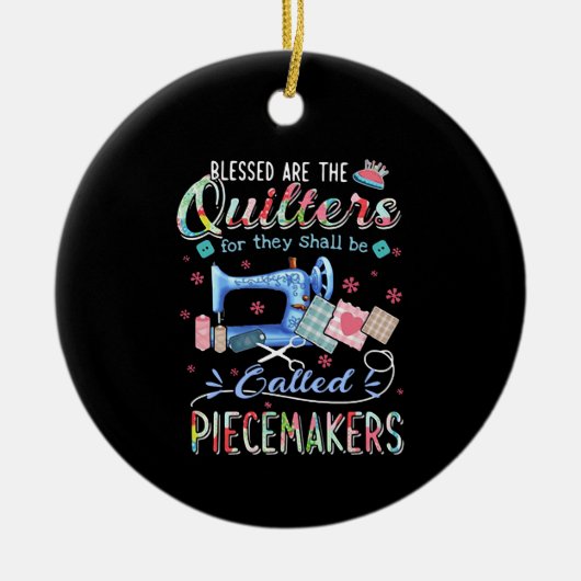 Quilting Gifts | Het opvragen van deze middelen ge Keramisch Ornament (Voorkant)