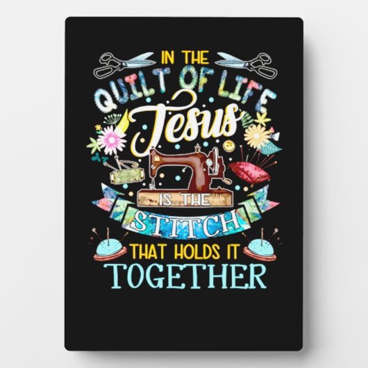 Quilting Gifts | In het leven van Jezus Fotoplaat (voorkant)