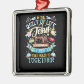 Quilting Gifts | In het leven van Jezus Metalen Ornament (Links)