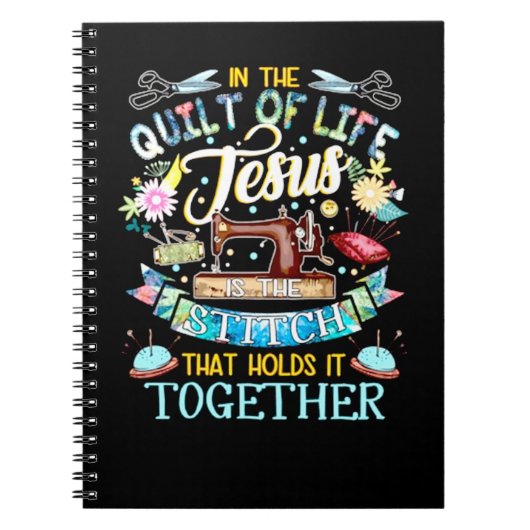 Quilting Gifts | In het leven van Jezus Notitieboek (Voorkant)