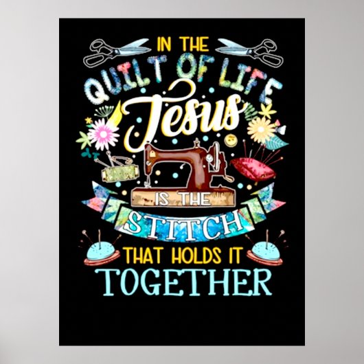 Quilting Gifts | In het leven van Jezus Poster (Voorkant)