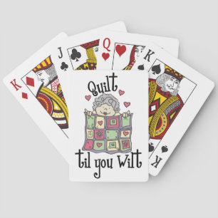 Quilting Granny Pokerkaarten