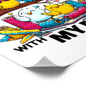 Quilting Hanging With My Funny Women Toddler Kids  Poster (Hoek)