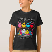 Quilting Hanging With My Funny Women Toddler Kids  T-shirt (Voorkant)