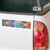 Quilting Humor Bumpersticker (Op Truck)