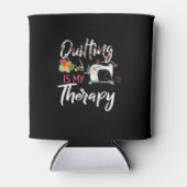 Quilting is mijn therapie | Funny Gift Quilting Lo Blikjeskoeler (Voorkant)