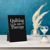 Quilting is mijn therapie | Funny Quilting Lovers Fotoplaat (Zijkant)