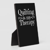 Quilting is mijn therapie | Funny Quilting Lovers Fotoplaat (Zijkant)