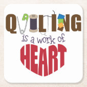 Quilting Kartonnen Onderzetters (Voorkant)