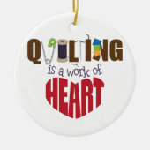 Quilting Keramisch Ornament (Voorkant)