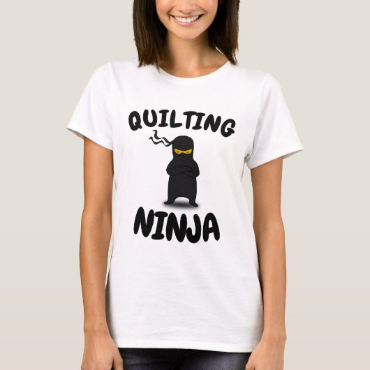 QUILTING NINJA Funny QUILTER T-shirts (Voorkant)