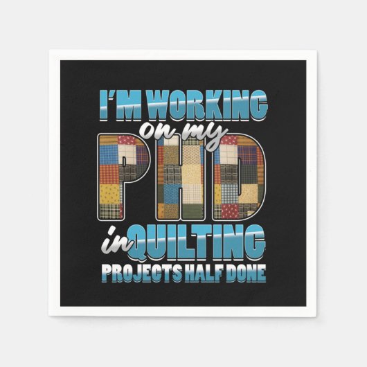 Quilting Project Quilt Sewing Machine Crafting Gif Servet (Voorkant)