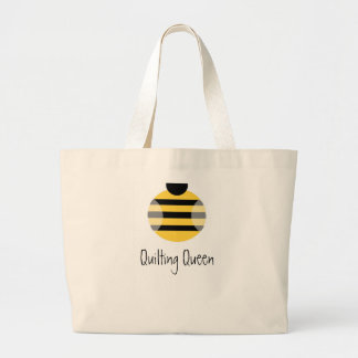 Quilting Queen Grote Tote Bag