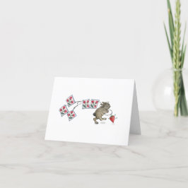 Quilting Rabbit Holiday Kaart