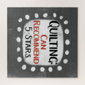 Quilting Review 5 sterren puzzel puzzel (Horizontaal)