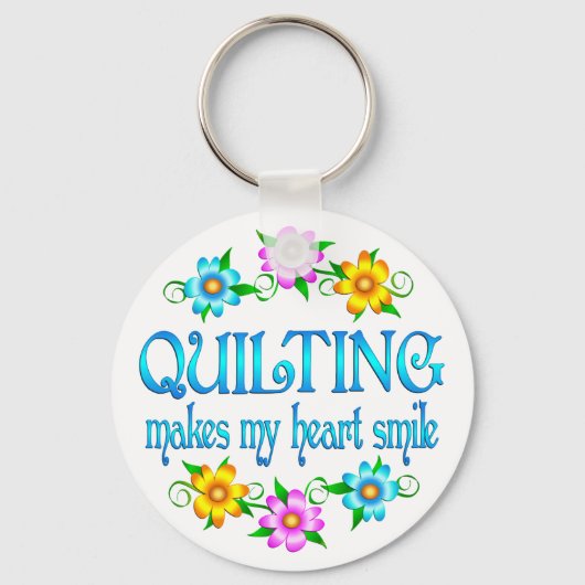 Quilting Smile Sleutelhanger (Voorkant)