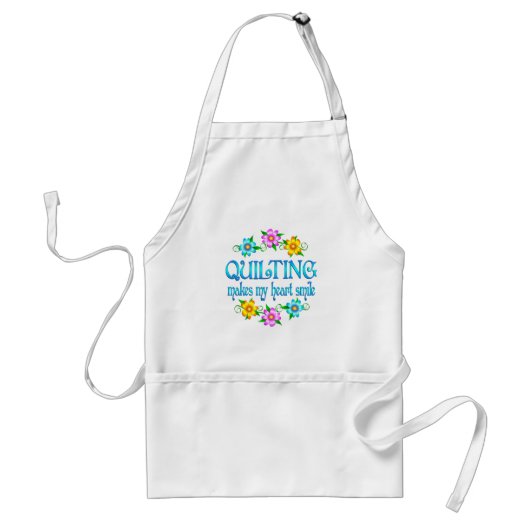 Quilting Smile Standaard Schort (Voorkant)