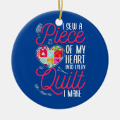 Quilting Supply Quilting Fabric Rulers Keramisch Ornament (Voorkant)