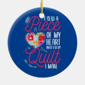 Quilting Supply Quilting Fabric Rulers Keramisch Ornament (Achterkant)