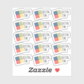 Quilting Time Patchwork Crafter Hobby Bujo Planner Sticker (Vel)