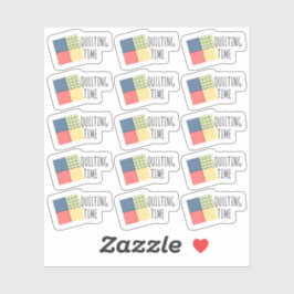 Quilting Time Patchwork Crafter Hobby Bujo Planner Sticker