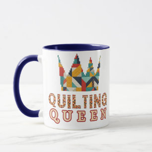 Quiltkoningin - Grappige Quilter - Quiltliefhebber Mok
