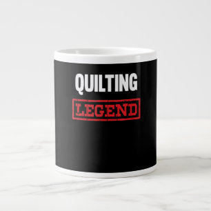 Quiltlegende Grappige geschenken Quilten liefheb Grote Koffiekop