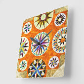 Quiltliefhebber Quiltpatroon Americana Vierkante Klok (Hoek)