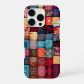 Quiltliefhebbersontwerp - Patchworkkunst iPhone Hoesje (Achterkant)