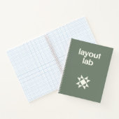 Quiltontwerp & Blokindeling Lab Notitieboek (Binnen)