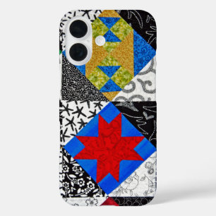 Quiltontwerp iPhone 16 Hoesje