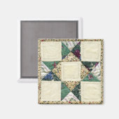 Quiltontwerpmagneet Magneet (Voorkant / Achterkant)