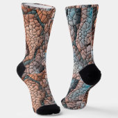 Quiltpatroon Crew Soks Sokken (Gebogen)