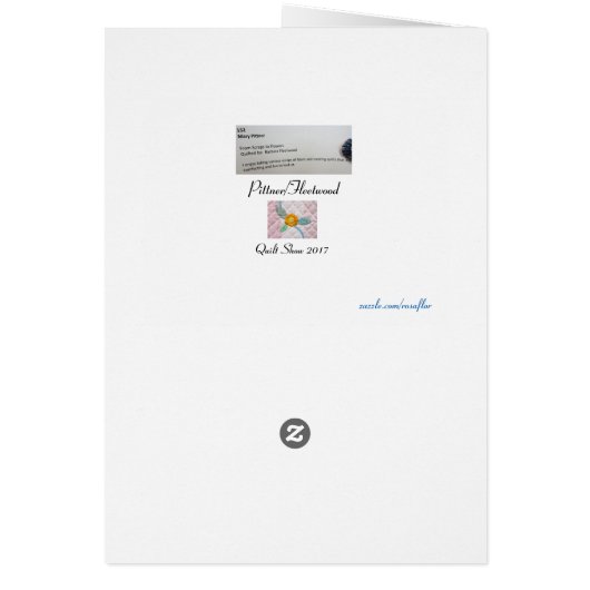 Quilts 2017-A Moederliefde (Achterkant)