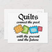 Quilts Connect Briefkaart (Voorkant / Achterkant)