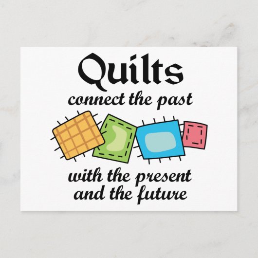 Quilts Connect Briefkaart (Voorkant)