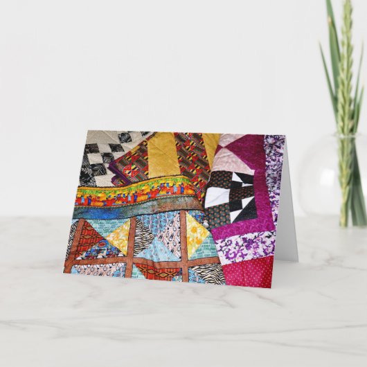 Quilts en Quilten  Bedankkaart (Voorkant)