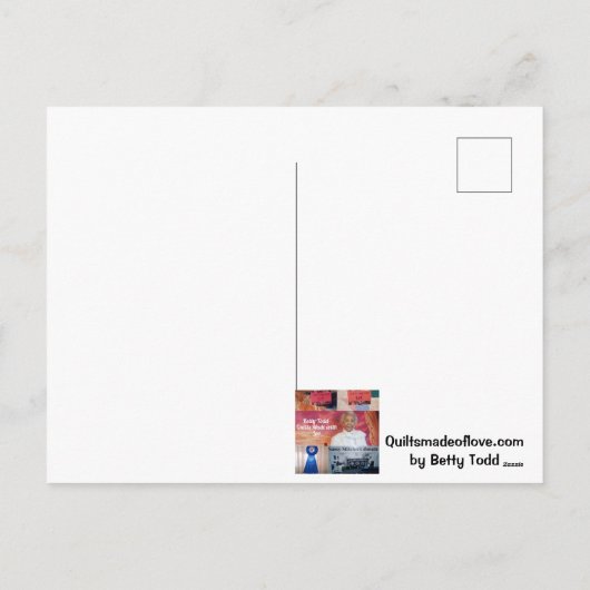 Quilts gemaakt met Luv Briefkaarten (Achterkant)