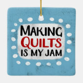 Quilts maken is mijn Ornament (Achterkant)