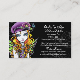 Quilts voor oudere kinderen/Volwassenen - aangepas Visitekaartje