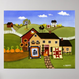 Quilts voor verkoop poster