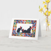 Quiltserie #2 kaart (Gele Bloem)