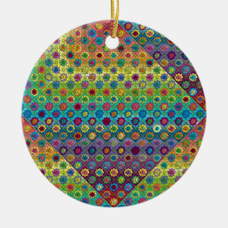 Quilty als geladen keramisch ornament