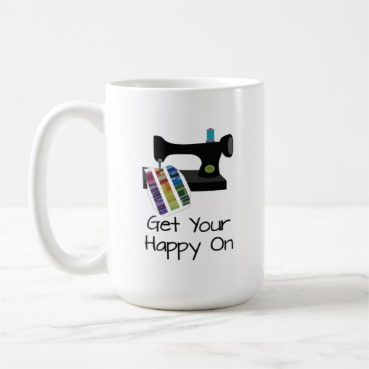 Quilty Coffee-Mok Koffiemok (Links)