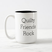 Quilty Friends Rock mok aan twee zijden (Links)