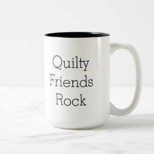 Quilty Friends Rock mok aan twee zijden