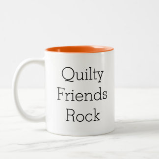 Quilty Friends Rock-mok Tweekleurige Koffiemok