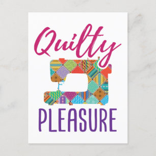 Quilty Pleasure Quilter Quilter Sew Quilts Briefkaart