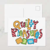 Quilty Pleasures Briefkaart (Voorkant / Achterkant)
