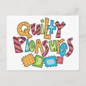 Quilty Pleasures Briefkaart (Voorkant)